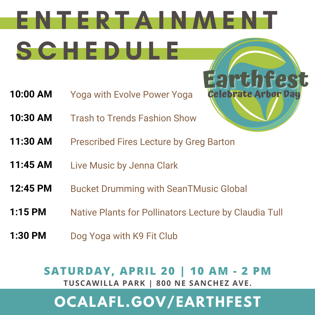 Earthfest Schedule 2024