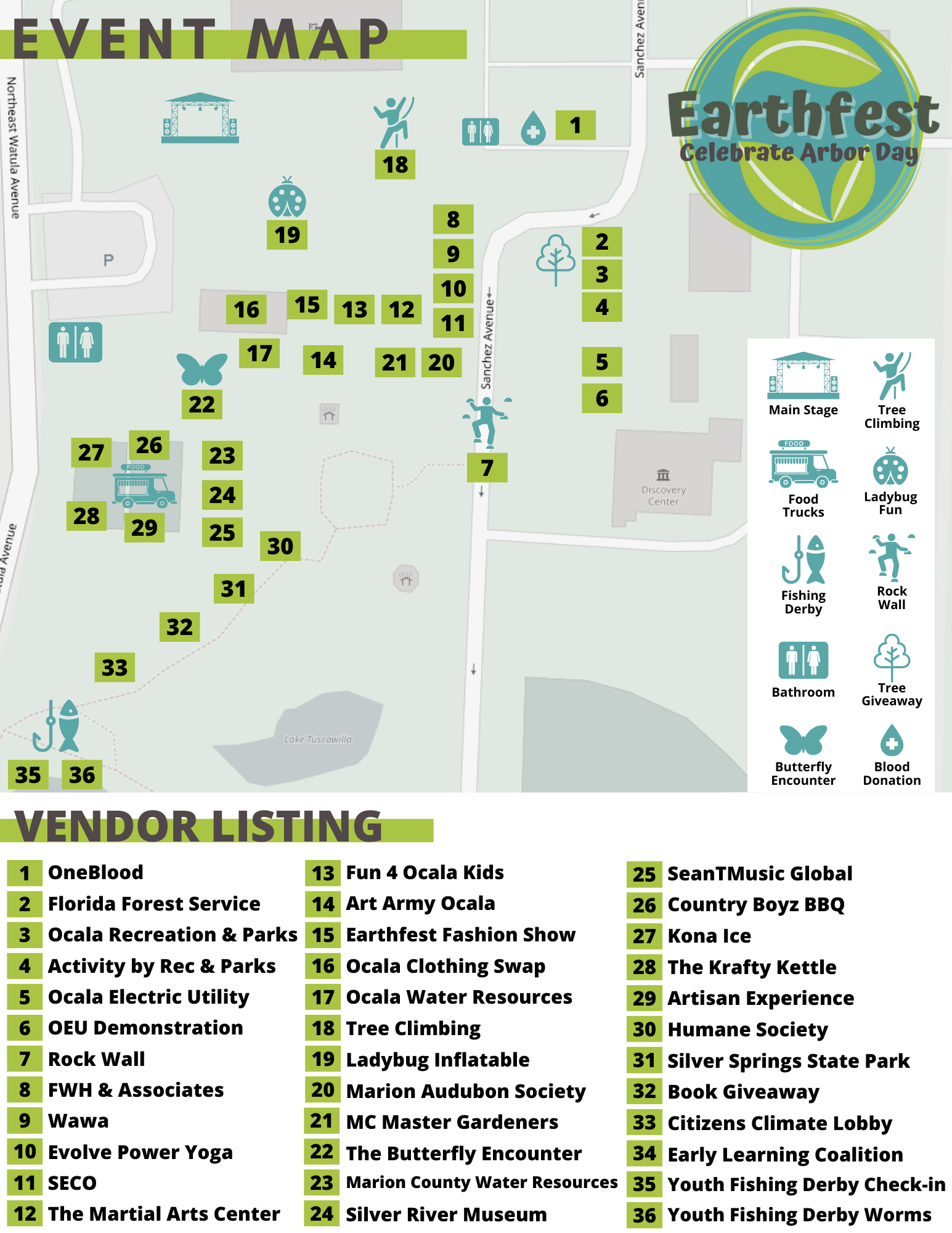 Earthfest Map